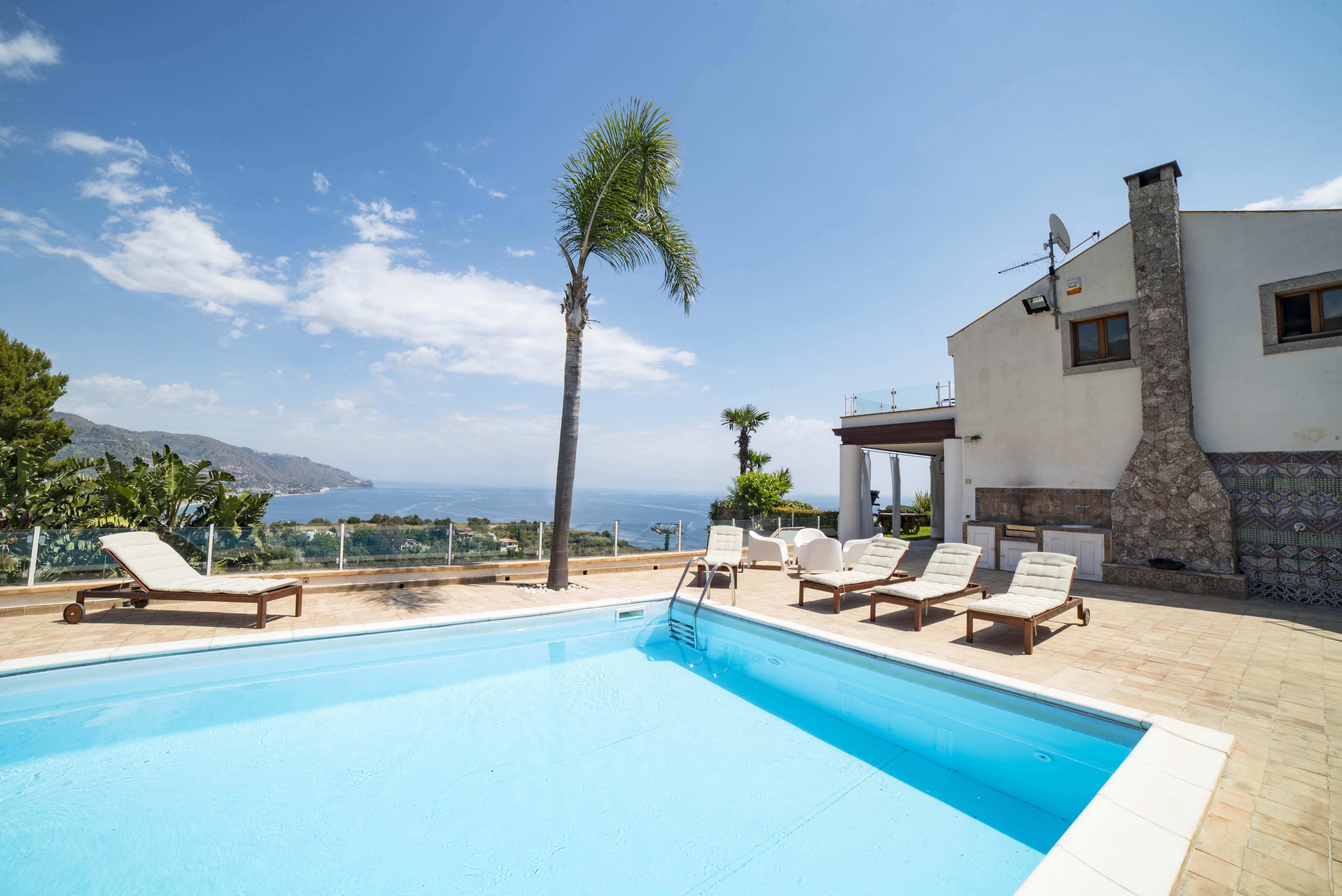 Villa Zagara Garden Spectacular Sea View In 타오르미나 외부 사진