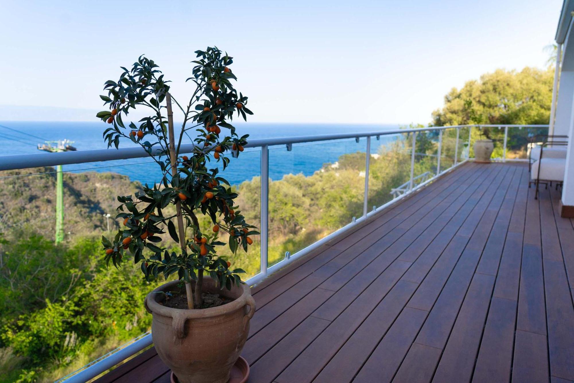 Villa Zagara Garden Spectacular Sea View In 타오르미나 외부 사진